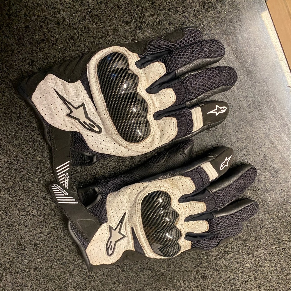 Alpinestars SMX1-V2 Air Motorcycle Gloves Mens L